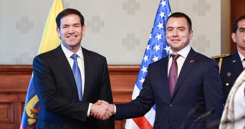 peao-do-imperialismo:-visita-de-rubio-ao-equador-expoe-capachismo-de-noboa