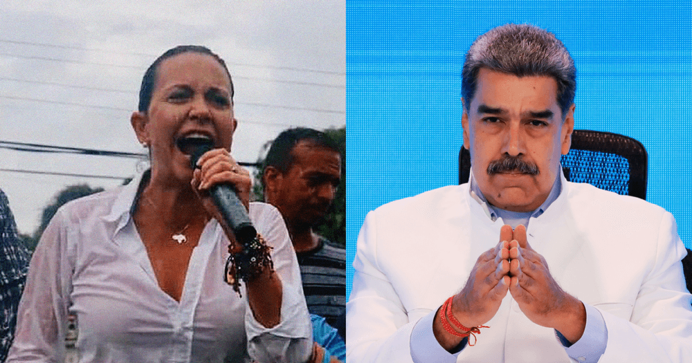 enquanto-maduro-convoca-povo-a-defender-venezuela,-corina-volta-a-clamar-por-ataque