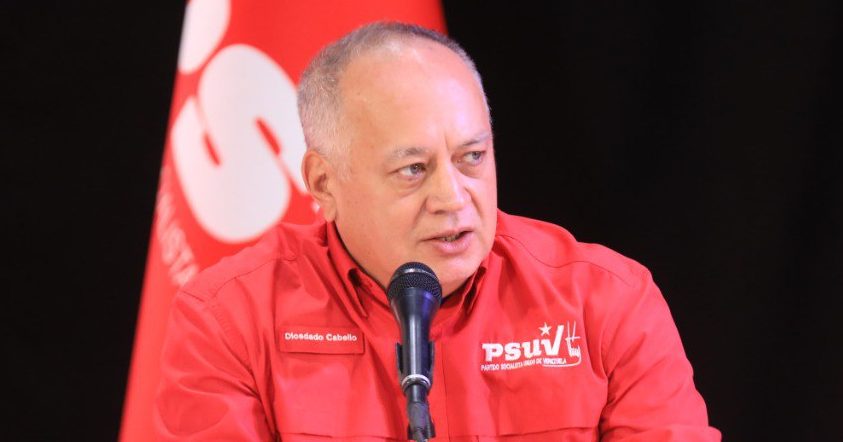 cabello: protestos-em-caracas-que-terminaram-em-confronto-visam-caos-na-venezuela