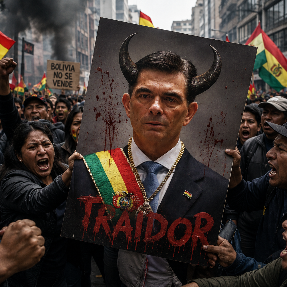 crise-na-bolivia-explode:-protestos-contra-rodrigo-paz-cercam-la-paz
