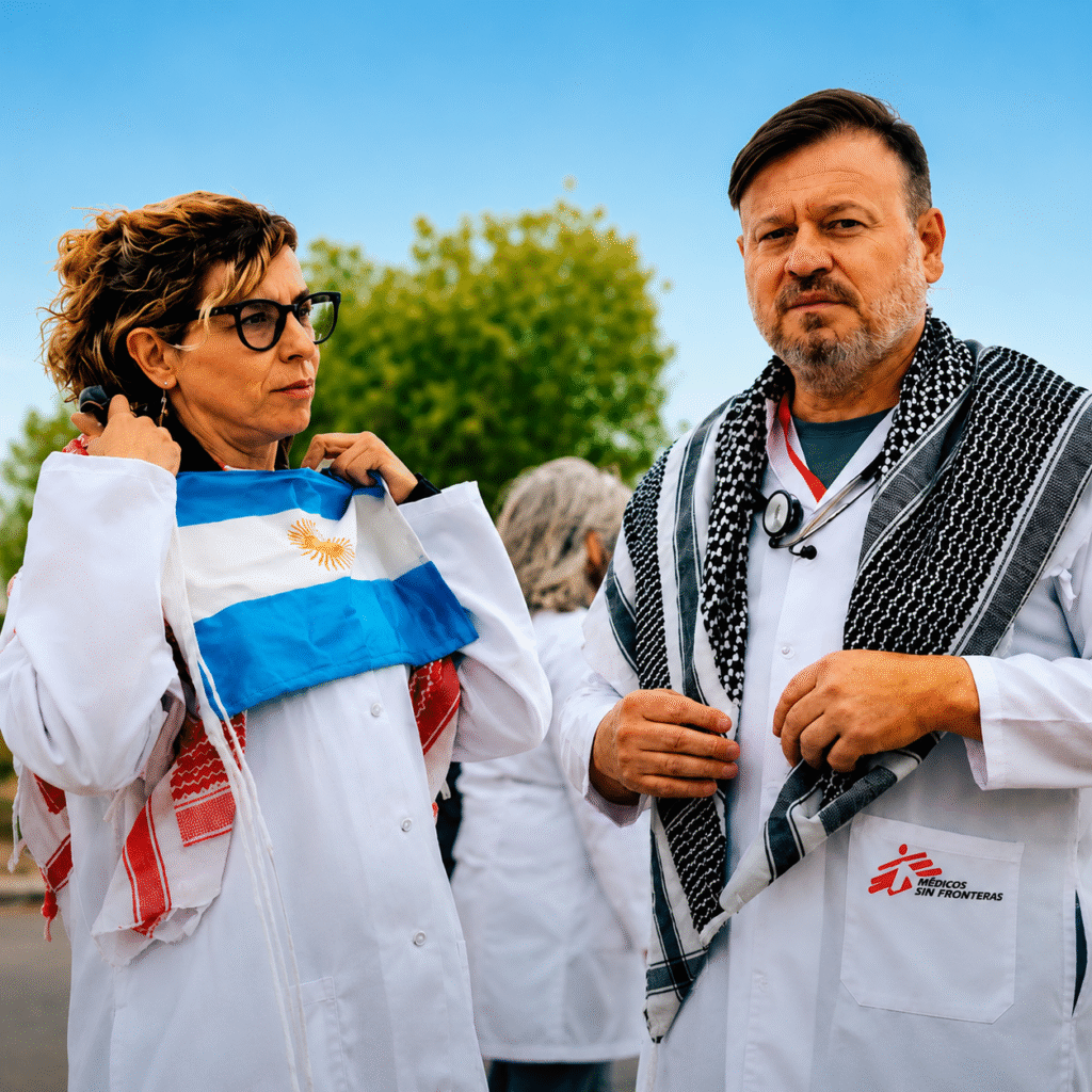 “isto-e-um-inferno”:-argentinos-da-flotilha-global-sumud-relatam-fome-e-isolamento-na-libia