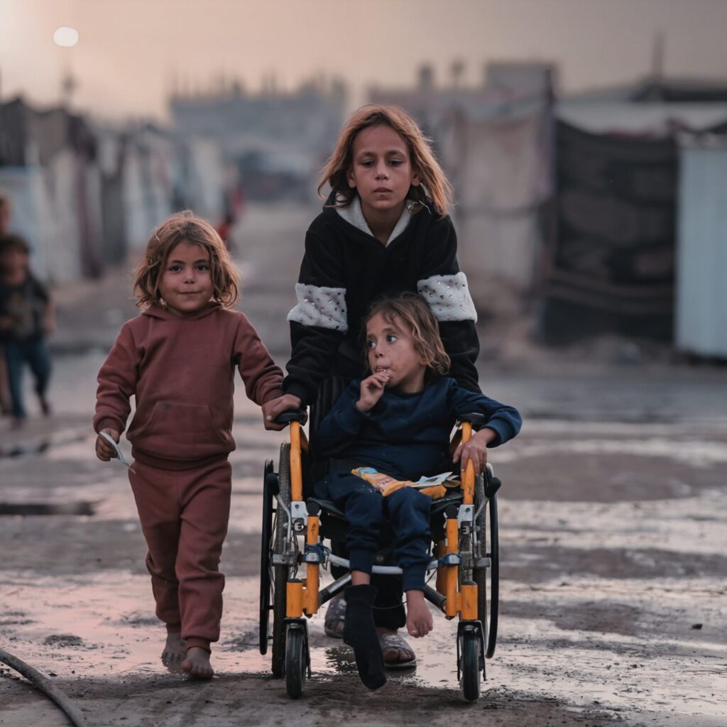 mais-de-mil-dias-de-cerco-reduzem-gaza-a-30%-e-transformam-agua-e-comida-em-espera-sem-fim